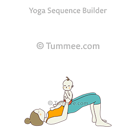 Bridge Pose Baby (Setubandha Sarvangasana Baby) Steps | Tummee.com