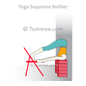 Headstand Pose Preparation At Wall With Chair And Blocks Yoga Sirsasana Preparation At Wall With Chair And Blocks Yoga Sequences Benefits Variations And Sanskrit Pronunciation Tummee Com