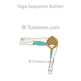 Standing Fire Hydrant Pose Steps | Tummee.com