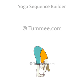 Standing Forward Bend Hands Under Feet Pose Yoga Padahastasana Yoga Sequences Benefits Variations And Sanskrit Pronunciation Tummee Com