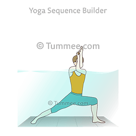 Warrior Pose Ii Eagle Arms Variation Aqua Yoga ...